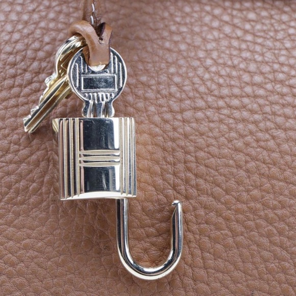 Hermes Birkin 35 Gold Togo Brown Leather Bag - Picture 9 of 11